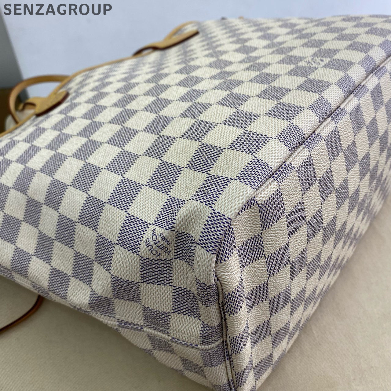 Louis Vuitton Damier Ebene Neverfull MM Tote Shoulder Bag for Women
