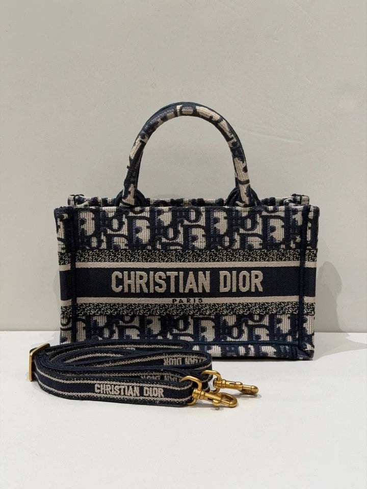 Dior Book Tote Crossbody Top Handle Excellent