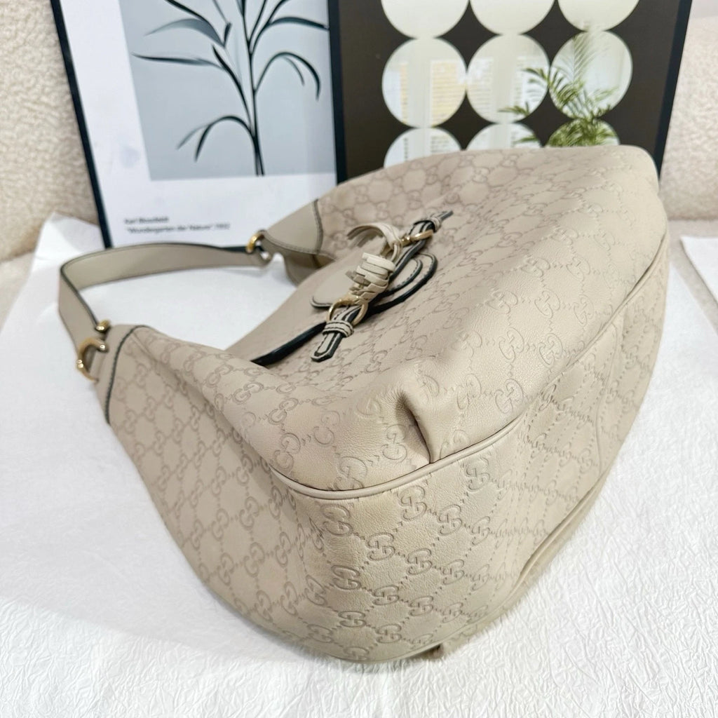 Gucci Vintage Monogram Canvas Shoulder Bag For Women