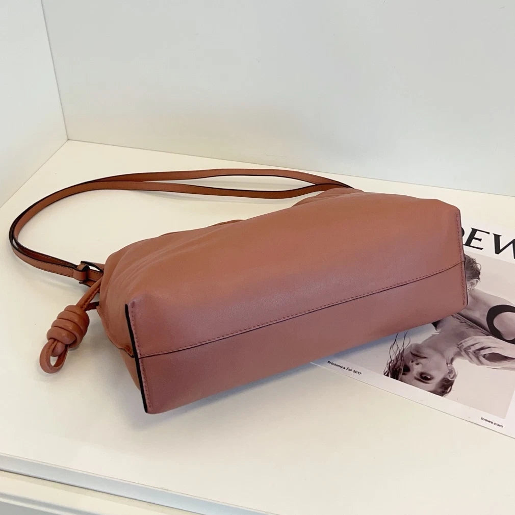 Loewe Flamenco MM Shoulder Crossbody Pink Women Classic