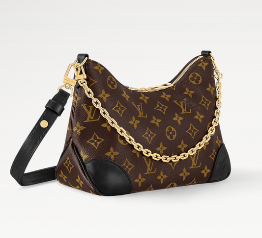Louis Vuitton Boulogne NM Monogram Shoulder Bag - Black, Pre-Owned