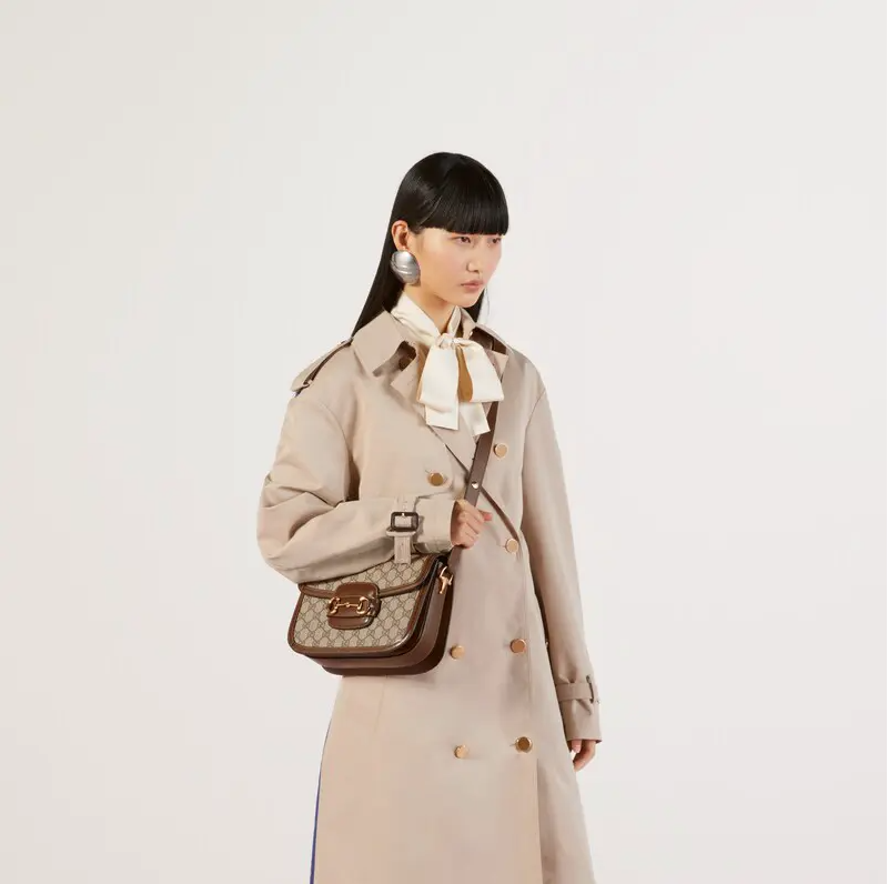 GUCCI 1955 MM Horsebit Crossbody Bag - Pre-Owned